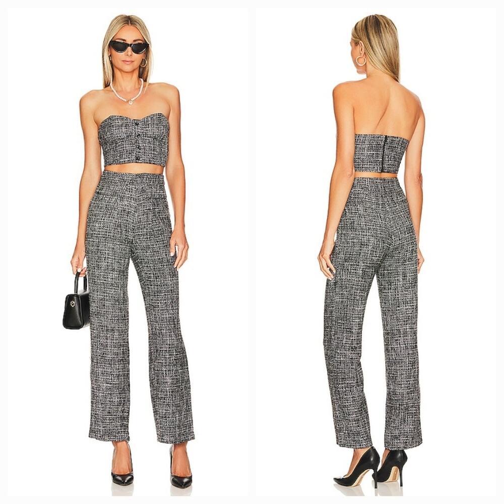 MORE TO COME Sasha Pant Set in Gray XS